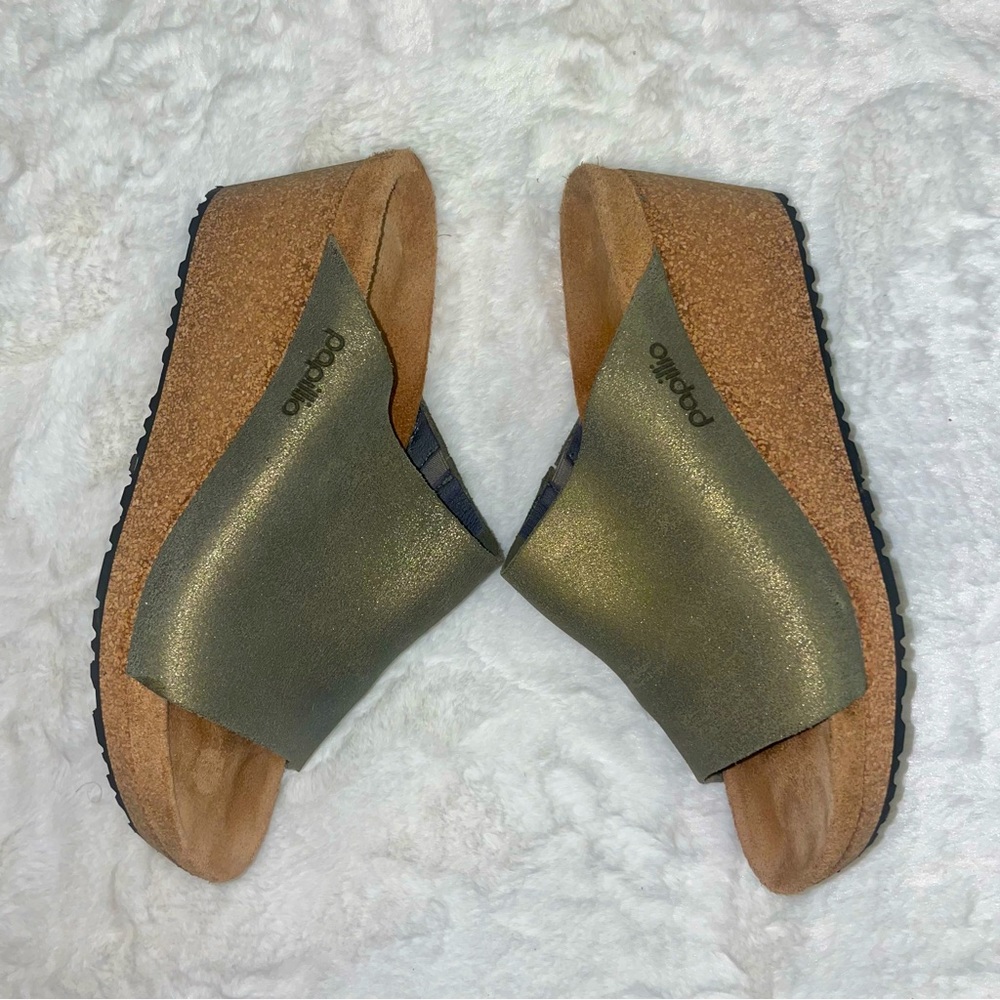 Birkenstock Olive Green Wedges